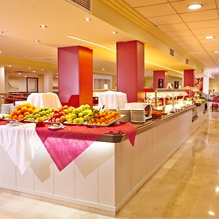 Hotel Sahara Nubia Gobi Ses Cadenes Exterior foto A buffet at a hotel